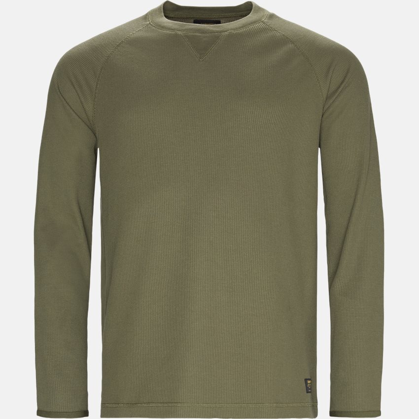Carhartt WIP T-shirts L/S LEEWARD I025152 ROVER GREEN